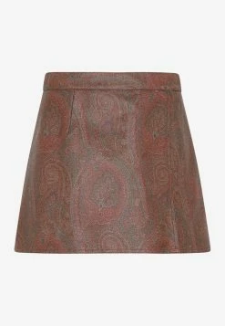 Etro Paisley-Print Mini Skirt Multicolor