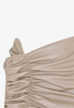 The Mannei Wishaw Mini Leather Skirt Beige 6 The Mannei Wishaw Mini Leather Skirt Beige -Evening Dresses Popular Store 19122022 361