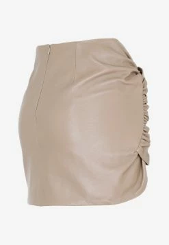The Mannei Wishaw Mini Leather Skirt Beige 7 The Mannei Wishaw Mini Leather Skirt Beige -Evening Dresses Popular Store 19122022 362