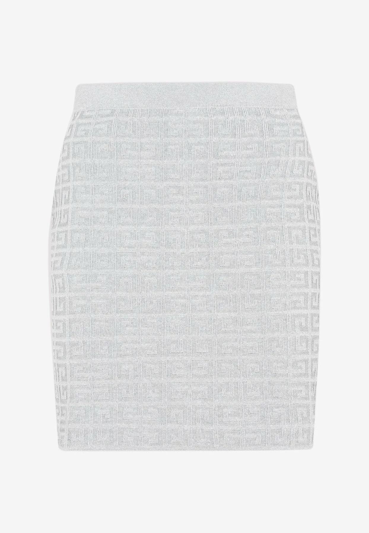 Givenchy Logo Monogram Mini Skirt Metallic 1 Givenchy Logo Monogram Mini Skirt Metallic