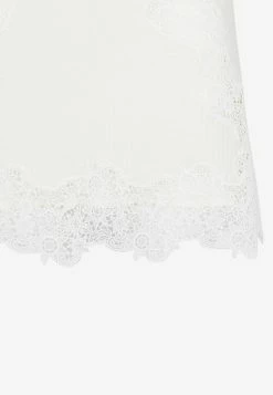 Chloé Flared Lace-Trimmed Mini Skirt White 7 Chloé Flared Lace-Trimmed Mini Skirt White -Evening Dresses Popular Store 19122022 428