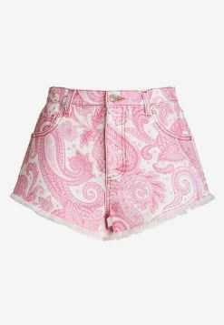 Etro Liquid Paisley Fringed Mini Shorts Pink 8 Etro Liquid Paisley Fringed Mini Shorts Pink -Evening Dresses Popular Store 19538 8311 200651