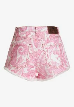Etro Liquid Paisley Fringed Mini Shorts Pink 9 Etro Liquid Paisley Fringed Mini Shorts Pink -Evening Dresses Popular Store 19538 8311 200651 201