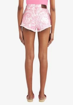 Etro Liquid Paisley Fringed Mini Shorts Pink 7 Etro Liquid Paisley Fringed Mini Shorts Pink -Evening Dresses Popular Store 19538 8311 200651 202