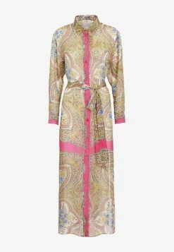 Etro Floral Print Midi Shirt Dress In Silk Multicolor 6 Etro Floral Print Midi Shirt Dress In Silk Multicolor -Evening Dresses Popular Store 19623 4469 200650 203