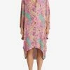 Etro Floral Paisley Print Kaftan Dress Pink