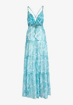 Etro Liquid Paisley Maxi Dress Light Blue 7 Etro Liquid Paisley Maxi Dress Light Blue -Evening Dresses Popular Store 19626 4474 200250
