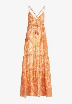 Etro Liquid Paisley Maxi Dress Orange 6 Etro Liquid Paisley Maxi Dress Orange -Evening Dresses Popular Store 19626 4474 200750 201