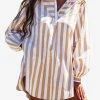 Les Canebiers Sauvageonne Long-Sleeved Shirt Dress Yellow