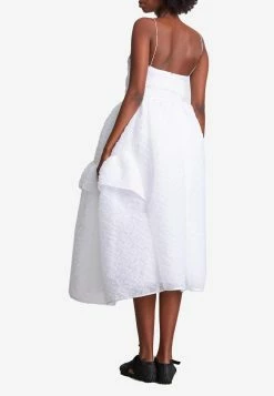 Cecilie Bahnsen Damara Ruffled Midi Skirt White 5 Cecilie Bahnsen Damara Ruffled Midi Skirt White -Evening Dresses Popular Store 2.22RTW17010DAMARA 20SKIRTWHITE 201