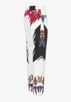 Etro Straight-Leg Printed Jeans White 6 Etro Straight-Leg Printed Jeans White -Evening Dresses Popular Store 20012022 051