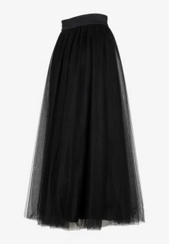 Fabiana Filippi Tulle Midi Pleated Skirt Black -Evening Dresses Popular Store 21122022 103
