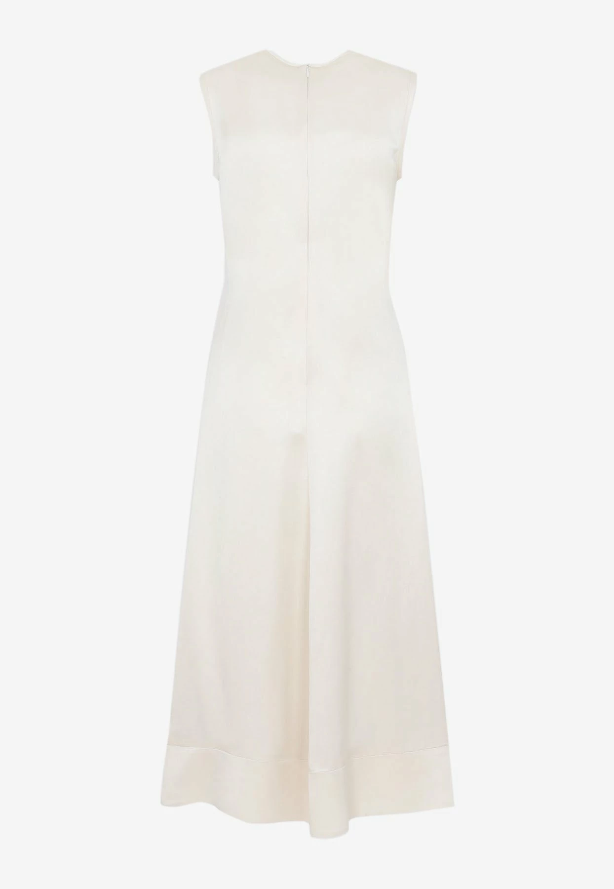 Jil Sander Gold Leaf Midi Wrap Dress Vanilla 2 Jil Sander Gold Leaf Midi Wrap Dress Vanilla - Image 2