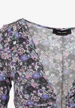 Isabel Marant Jordana Floral Silk Mini Dress Purple -Evening Dresses Popular Store 22062022 121