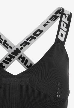 Off-White Criss-Cross Strap Dress Black -Evening Dresses Popular Store 22062022 171