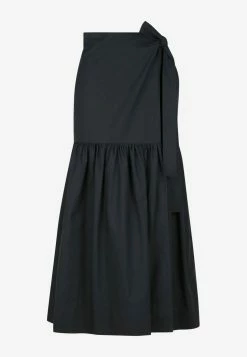 Shona Joy Andrea Wrap Maxi Skirt Black -Evening Dresses Popular Store 224011BLACK
