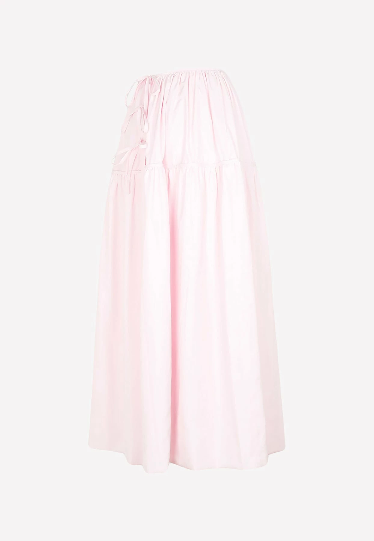 Cecilie Bahnsen Pleated Midi Annette Skirt Pink 3 Cecilie Bahnsen Pleated Midi Annette Skirt Pink - Image 3
