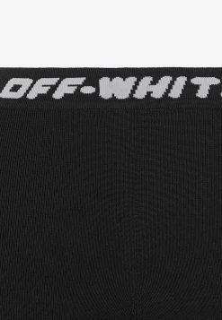 Off-White Logo Band Cycling Shorts Black -Evening Dresses Popular Store 24062022 111