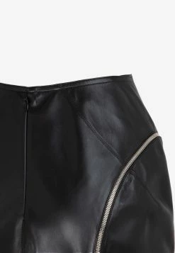 Alaïa Zip Mini Skirt In Lamb Leather Black 7 Alaïa Zip Mini Skirt In Lamb Leather Black -Evening Dresses Popular Store 24082021 023