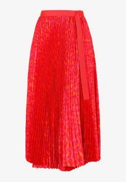 Sacai Animal Print Midi Pleated Skirt Pink -Evening Dresses Popular Store 25032022 190