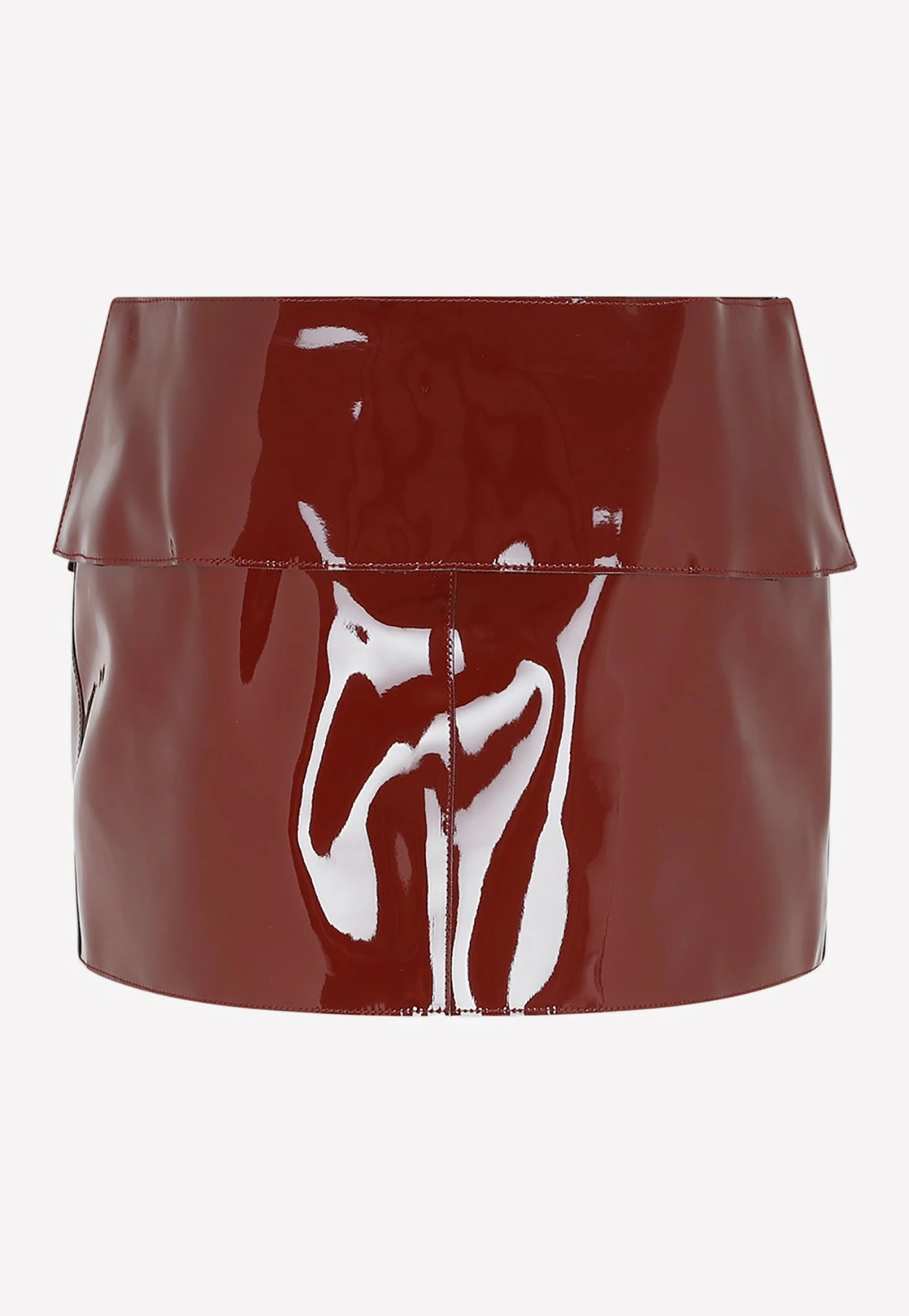 1017 ALYX 9SM PVC Low-Waist Mini Skirt Wine 2 1017 ALYX 9SM PVC Low-Waist Mini Skirt Wine - Image 2