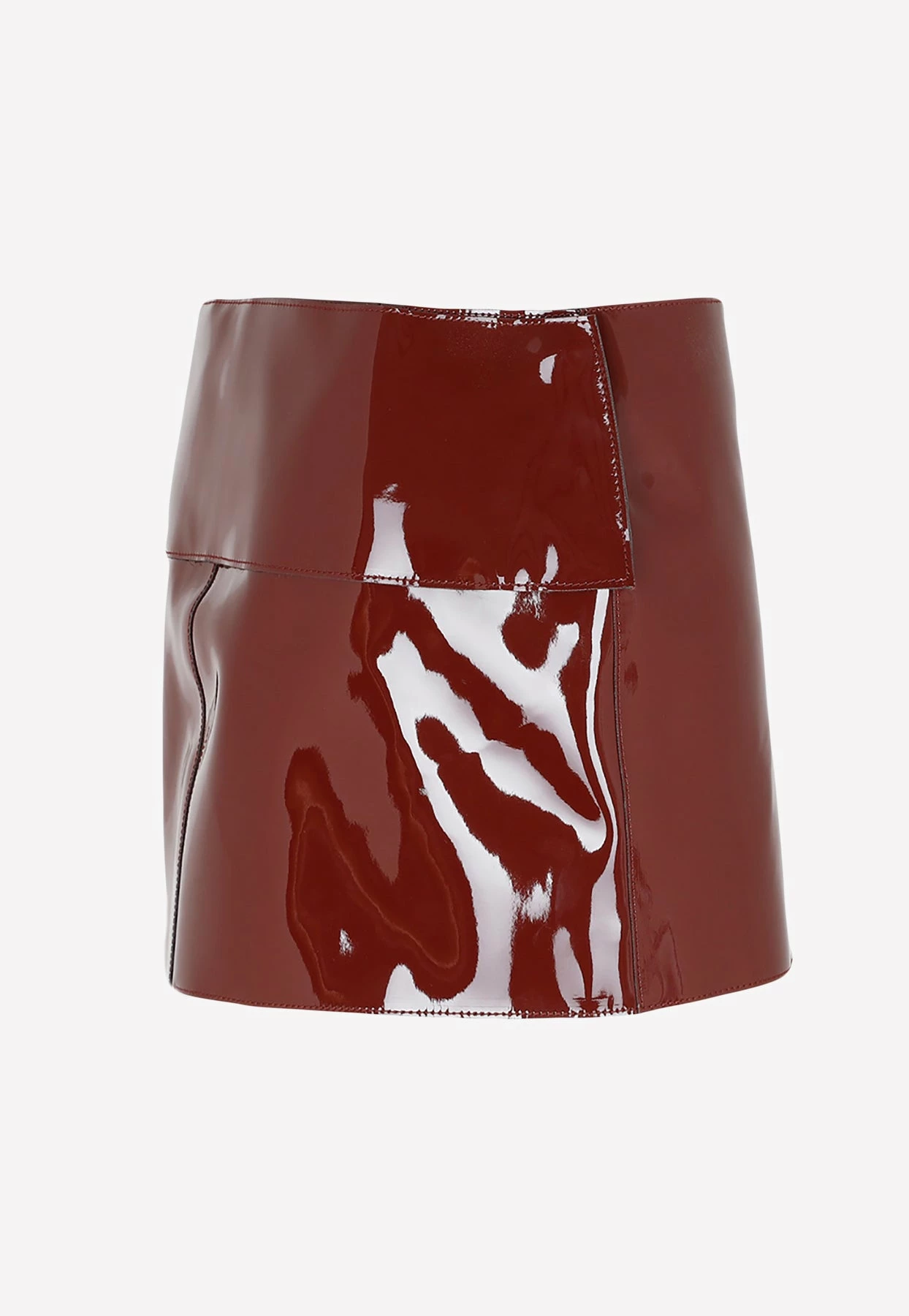 1017 ALYX 9SM PVC Low-Waist Mini Skirt Wine 3 1017 ALYX 9SM PVC Low-Waist Mini Skirt Wine - Image 3