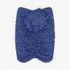 Magda Butrym Polka Dot Mini Skirt Navy