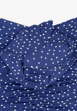 Magda Butrym Polka Dot Mini Skirt Navy -Evening Dresses Popular Store 25072022 194