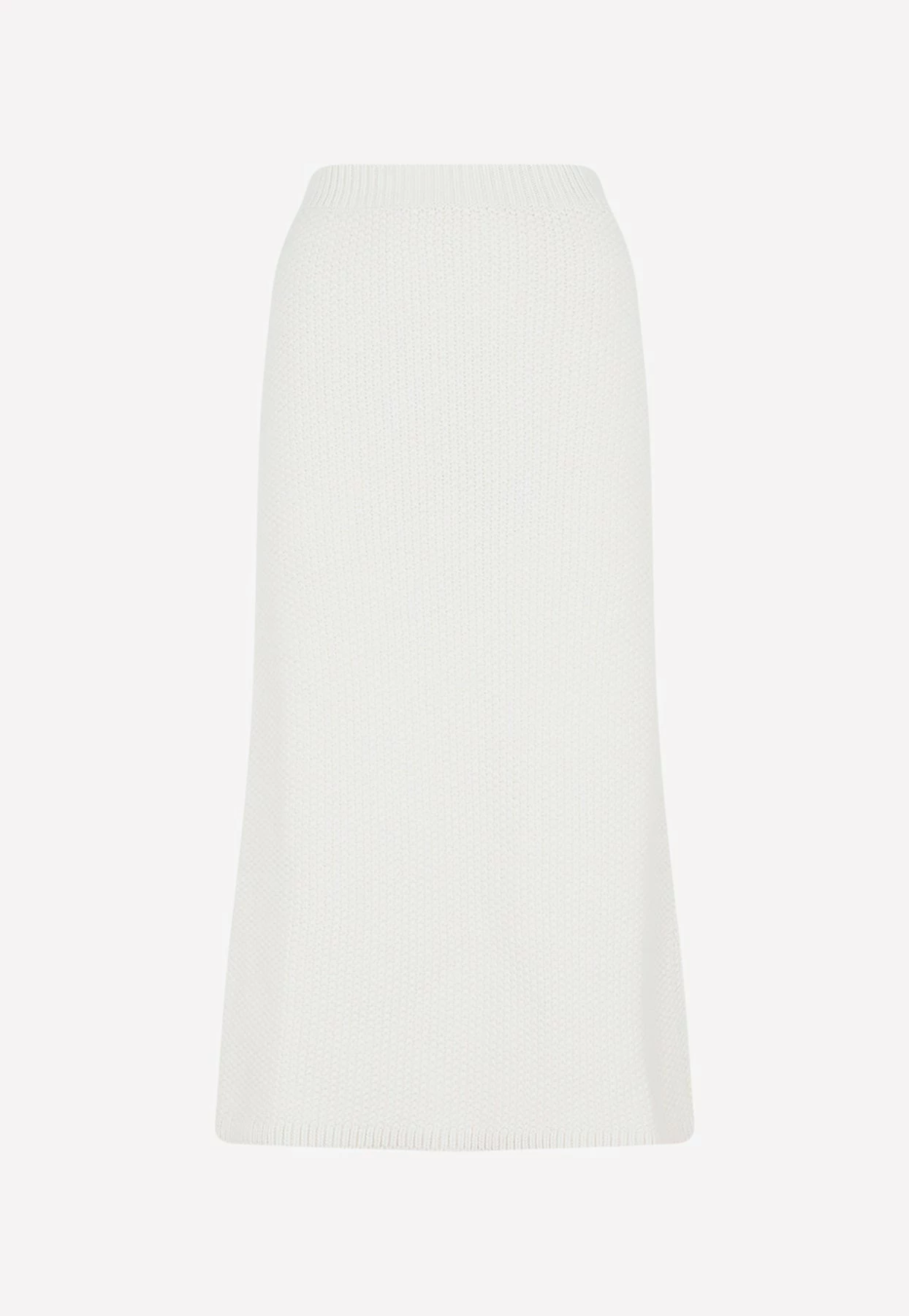 Chloé Crochet Midi Skirt In Cashmere White 1 Chloé Crochet Midi Skirt In Cashmere White