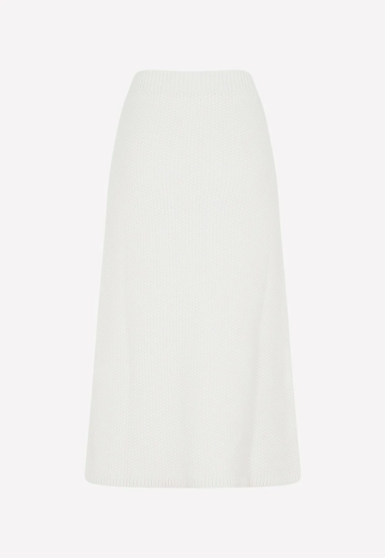 Chloé Crochet Midi Skirt In Cashmere White 2 Chloé Crochet Midi Skirt In Cashmere White - Image 2