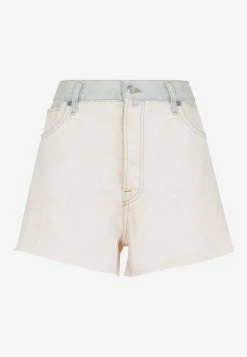Etro Rocket Denim Shorts White