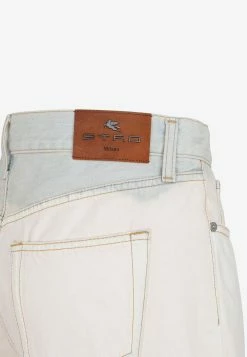 Etro Rocket Denim Shorts White -Evening Dresses Popular Store 26012022 062