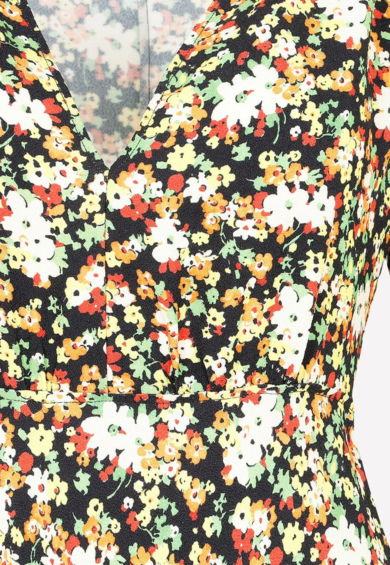 Marni Floral Print Midi Dress Multicolor 4 Marni Floral Print Midi Dress Multicolor - Image 4