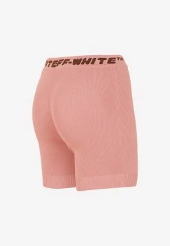 Off-White Logo Band Cycling Shorts Pink -Evening Dresses Popular Store 28012022 173