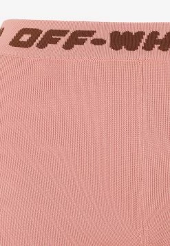 Off-White Logo Band Cycling Shorts Pink -Evening Dresses Popular Store 28012022 174