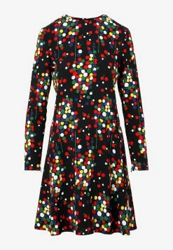 Saint Laurent All-Over Print Mini Dress Multicolor