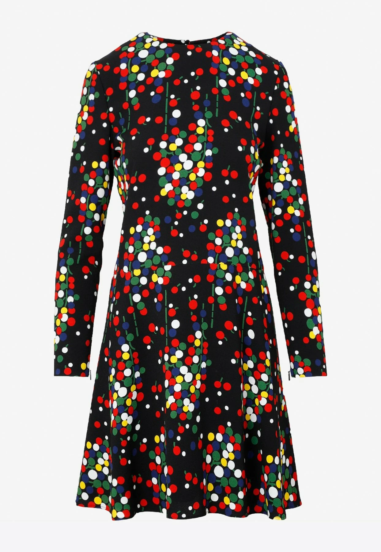 Saint Laurent All-Over Print Mini Dress Multicolor 1 Saint Laurent All-Over Print Mini Dress Multicolor
