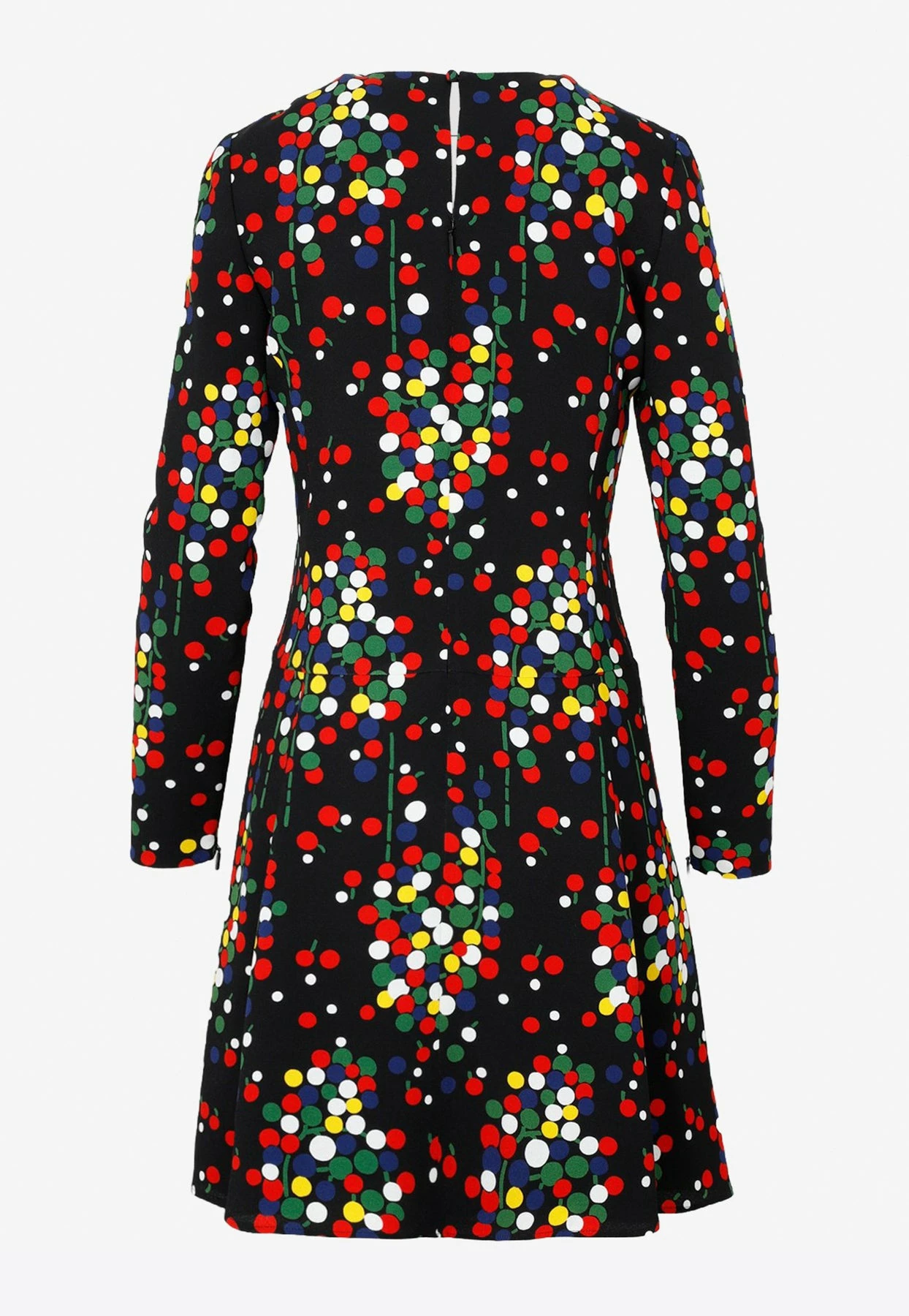 Saint Laurent All-Over Print Mini Dress Multicolor 2 Saint Laurent All-Over Print Mini Dress Multicolor - Image 2