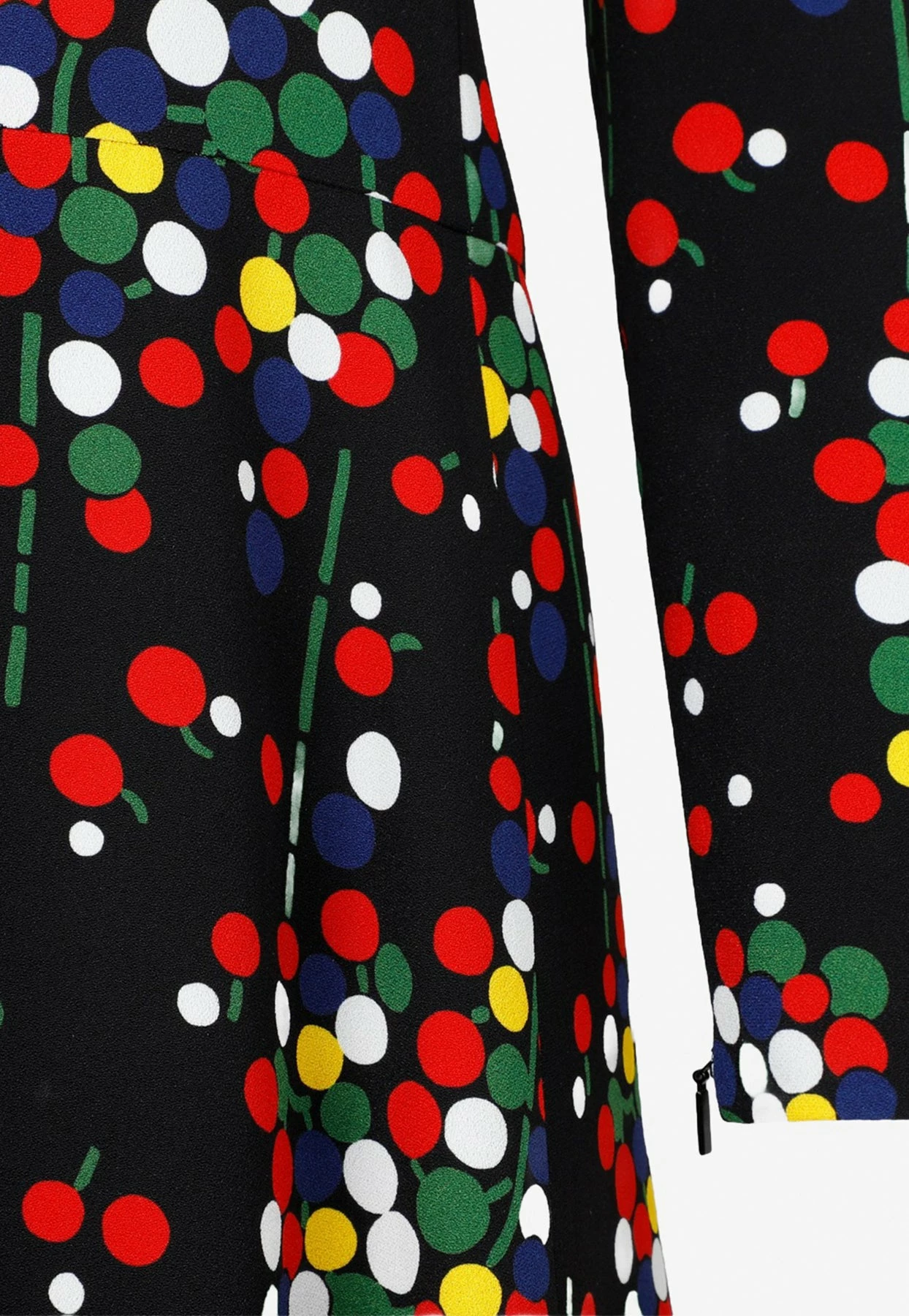 Saint Laurent All-Over Print Mini Dress Multicolor 3 Saint Laurent All-Over Print Mini Dress Multicolor - Image 3