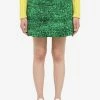Moncler X JW Anderson A-line Padded Mini Skirt Green