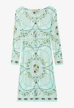 Emilio Pucci Cyprea Print Marilyn Belted Dress Mint 7 Emilio Pucci Cyprea Print Marilyn Belted Dress Mint -Evening Dresses Popular Store 2HJH41 202H737 20005