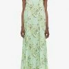 Emilio Pucci Africana Print Halterneck Silk Dress Mint