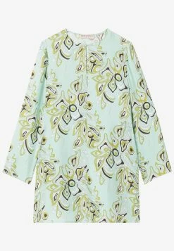 Emilio Pucci Africana Print Silk Mini Dress Mint -Evening Dresses Popular Store 2HRL01 202H751 20015