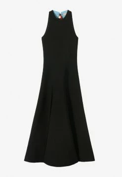 Emilio Pucci Sleeveless Flared Midi Dress Black -Evening Dresses Popular Store 2RKI01 202R950 20J37 201