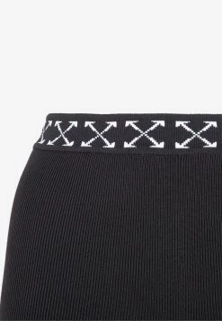 Off-White Arrows Waistband Bold Shorts Black -Evening Dresses Popular Store 30082021 122