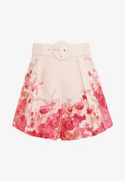 Zimmermann High Tide Floral Tuck Shorts Pink 7 Zimmermann High Tide Floral Tuck Shorts Pink -Evening Dresses Popular Store 3826AHIGFLORAL