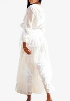 Les Canebiers Lily Summer Dress With Tie Detail White 5 Les Canebiers Lily Summer Dress With Tie Detail White -Evening Dresses Popular Store 3 9a024a42 46ee 4244 befe 8c19b697d706