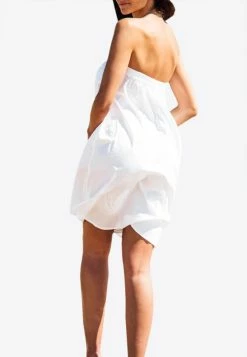 Les Canebiers Marronnier Off-Shoulder Mini Dress With Sleeve Knots White 5 Les Canebiers Marronnier Off-Shoulder Mini Dress With Sleeve Knots White -Evening Dresses Popular Store 3 e8dbea62 510f 490b aa7a d8557a750070