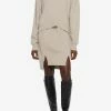 Jonathan Simkhai Martha High-Low Skirt Beige