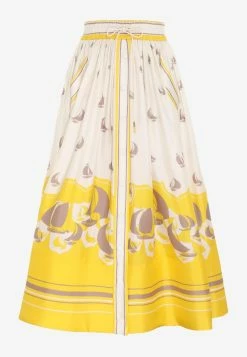 Zimmermann High Tide Sailbots Print Gathered Midi Skirt Multicolor 7 Zimmermann High Tide Sailbots Print Gathered Midi Skirt Multicolor -Evening Dresses Popular Store 5729SHIGWHITE 20MULTI 203